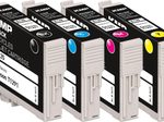 KMP Druckerpatronen E125V schwarz, cyan, magenta, gelb kompatibel zu EPSON T1295L, 4er-Set