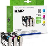 KMP Druckerpatronen E130V cyan, magenta, gelb kompatibel zu EPSON T1306XL, 3er-Set