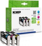 KMP Druckerpatronen E130V cyan, magenta, gelb kompatibel zu EPSON T1306XL, 3er-Set