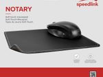 Speedlink NOTARY Soft Touch Mauspad, schwarz