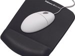 Fellowes Mousepad mit Handgelenkauflage PlushTouch schwarz