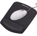 Fellowes Mousepad mit Handgelenkauflage PlushTouch schwarz