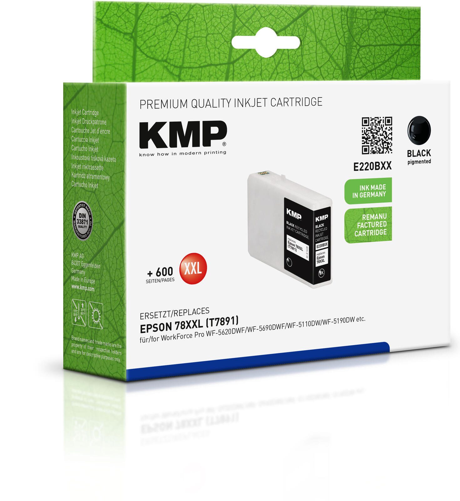 KMP Druckerpatrone E220BXX schwarz kompatibel zu EPSON T7891XXL