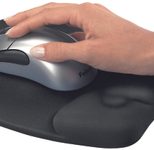 Fellowes Mousepad mit Handgelenkauflage Memory Foam schwarz