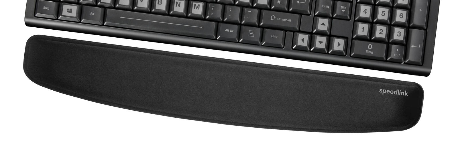 Speedlink SATEEN Ergonomic Tastatur-Handgelenkauflage, schwarz