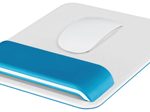 LEITZ Mousepad mit Handgelenkauflage Ergo WOW weiß, blau