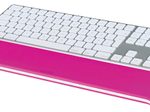 LEITZ Tastatur-Handballenauflage Ergo WOW pink, weiß