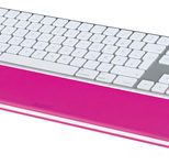 LEITZ Tastatur-Handballenauflage Ergo WOW pink, weiß