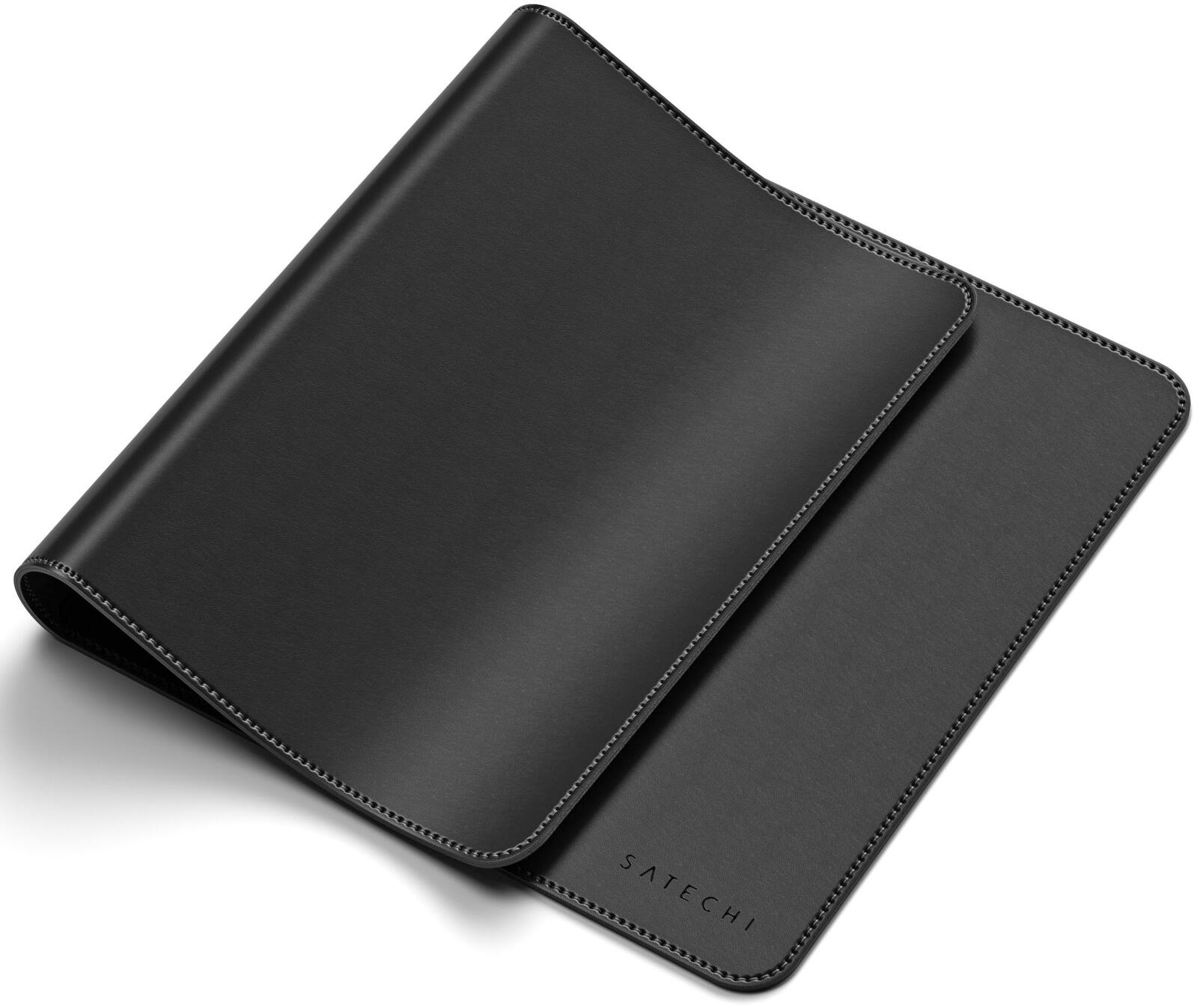 SATECHI Mousepad Eco Leather Deskmat schwarz