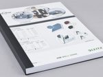 LEITZ Buchbindemappen schwarz für 106-140 Blatt DIN A4