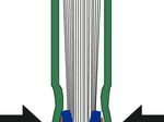 LEITZ Buchbindemappen schwarz für 36-70 Blatt DIN A4