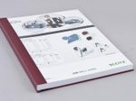LEITZ Buchbindemappen bordeaux für 106-140 Blatt DIN A4
