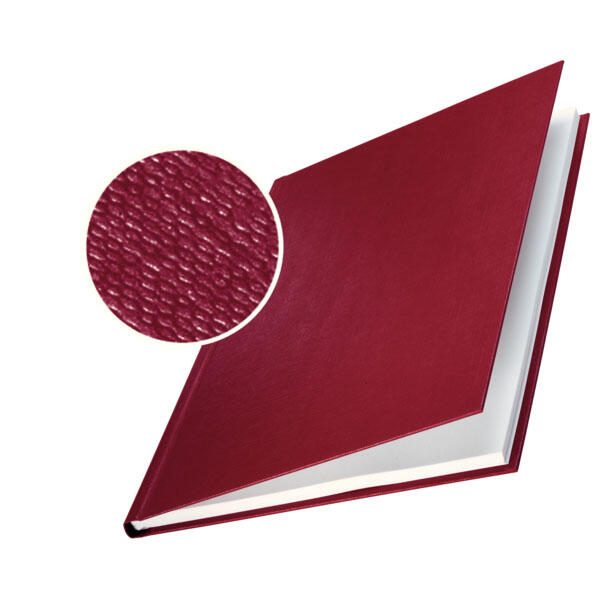LEITZ Buchbindemappen bordeaux für 36-70 Blatt DIN A4