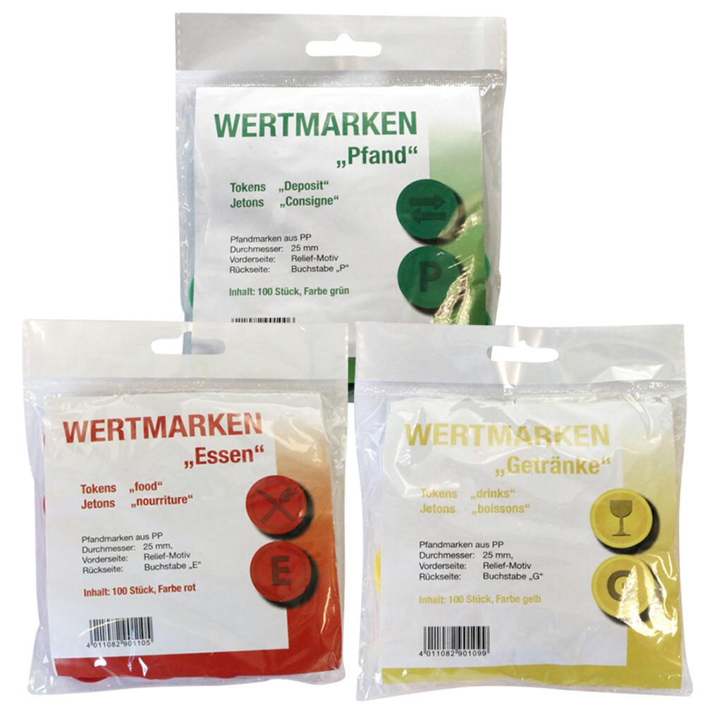 WOLF & APPENZELLER Getränke Wertchips gelb