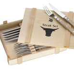 WMF Steakbesteck Ranch braun