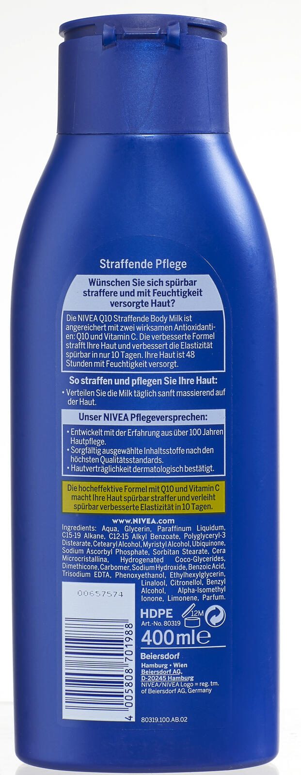 NIVEA Straffend Q10 Bodylotion 400 ml