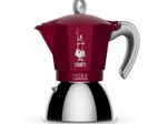 Bialetti Moka Induktion - Espressokocher mit Bi-Layer-Kessel - rot - für 4 Tassen