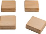 SIGEL Magnete 3,3 x 3,3 cm, quadratisch, braun