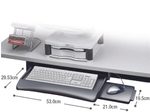 Fellowes Tastaturauszug mit Mausablage schwarz