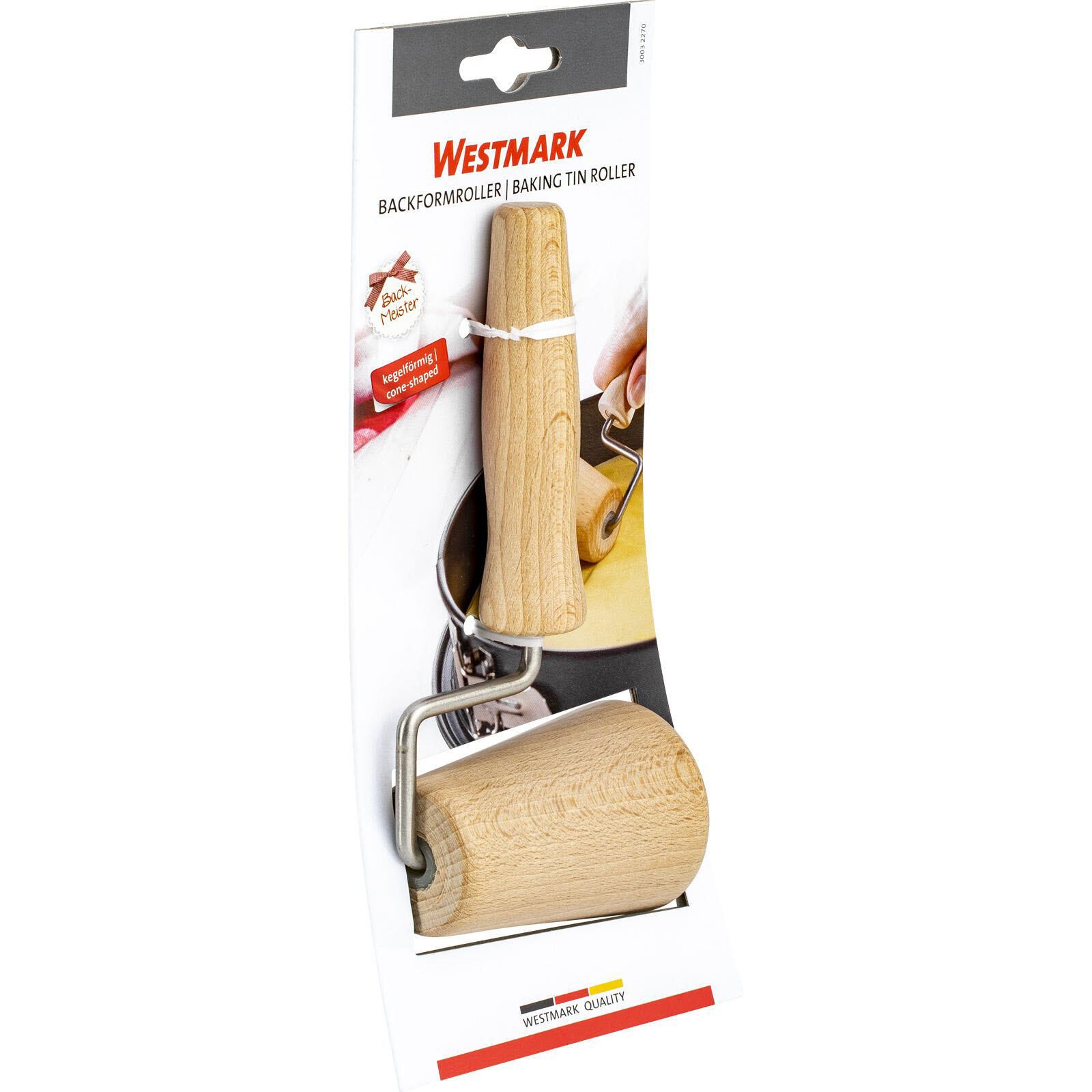 WESTMARK Woody Teigroller Blech braun