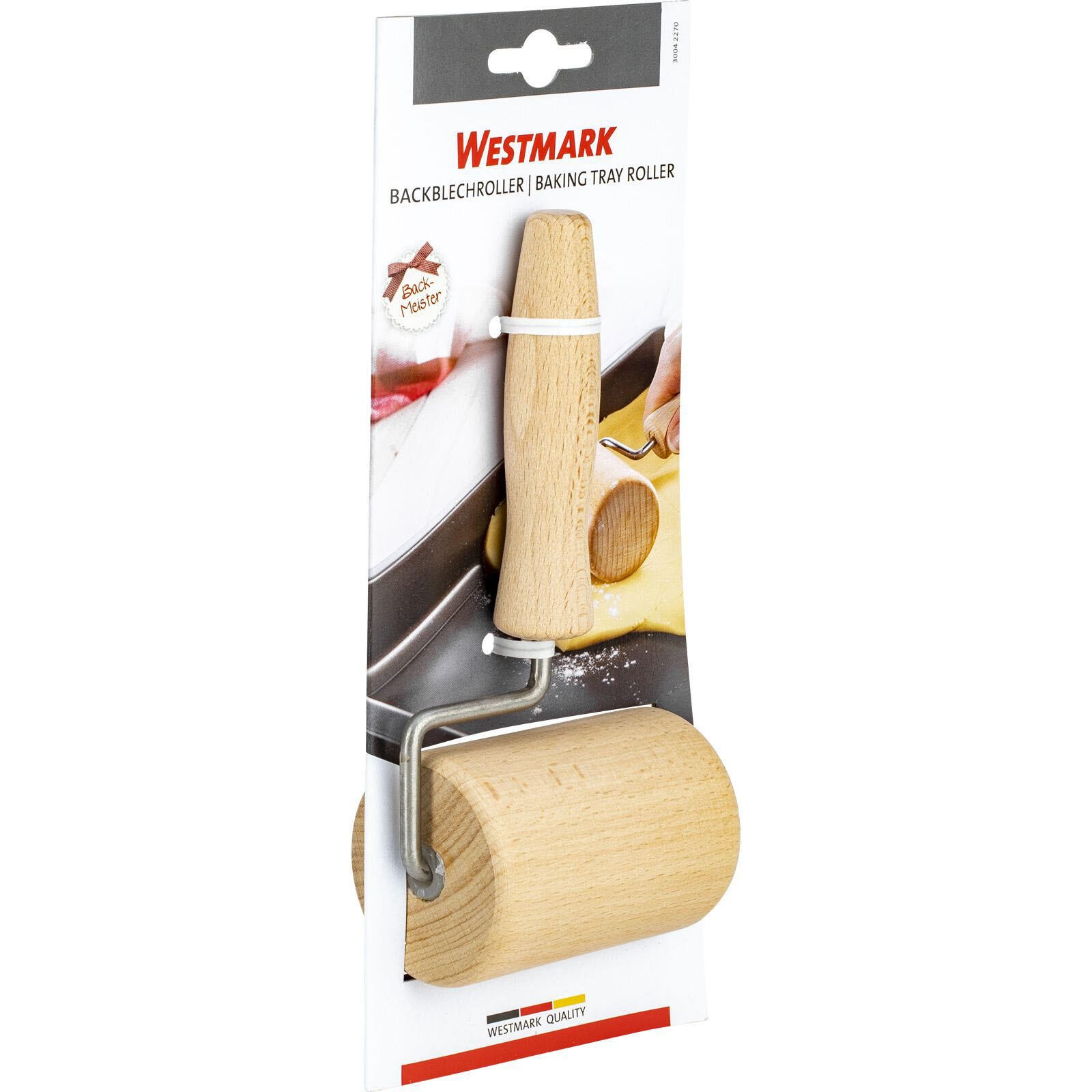 WESTMARK Woody Teigroller Blech braun