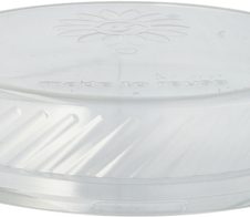 PAPSTAR Deckel für Mehrweg-Menüschalen 22.7 cm transparent