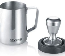 SEVERIN ZB5996 Barista-Set Milchkännchen: ca. 450 ml silber