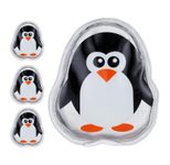 relaxdays Kühlpads Pinguin 9 cm x 11 cm