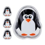 relaxdays Kühlpads Pinguin 9 cm x 11 cm