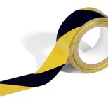 DURABLE Duraline Basic Bodenmarkierungsband 50 mm  x 33 m gelb, schwarz