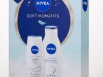 NIVEA SOFT MOMENTS Geschenkset 1 Bodylotion (400ml), 1 Pflegedusche (250ml)