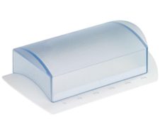 WESTMARK Butterdose 5.5 cm hoch weiß, transparent