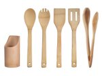 WESTMARK Küchenhelfer-Set braun Bambus