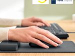 LEITZ Mousepad mit Handgelenkauflage dunkelgrau