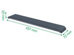 LEITZ Tastatur-Handballenauflage Ergo Cosy dunkelgrau