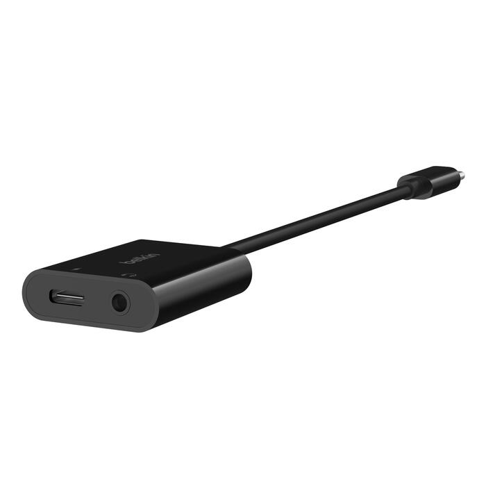 Belkin RockStar 3,5mm Klinken Audio und USB-C Ladeadapter