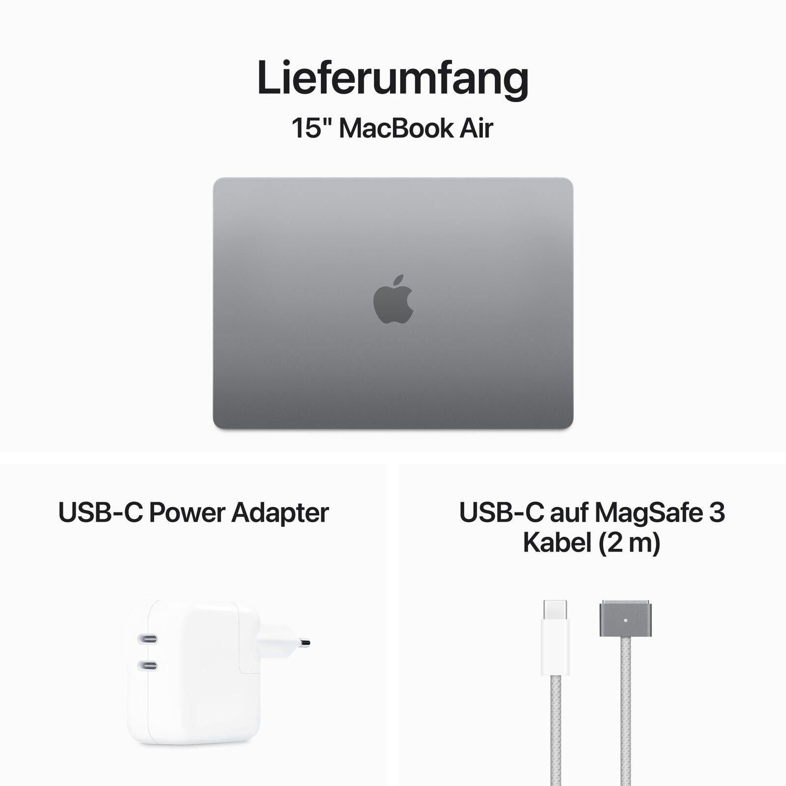 Apple MacBook Air 38,91cm (15,3") space grau 