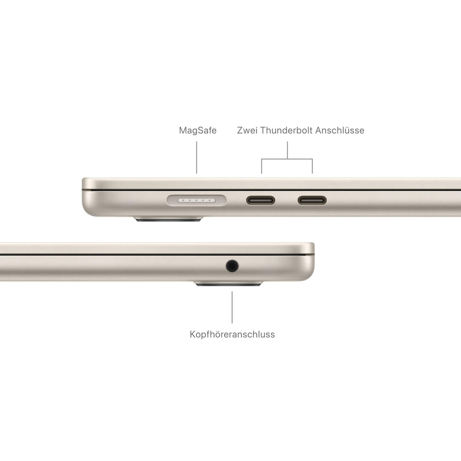 Apple MacBook Air 38,91cm (15,3") polarstern