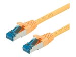 VALUE Patchkabel Kat.6A (Class EA) S/FTP (PiMF), LSOH, gelb, 0,3 m (21.99.1934)