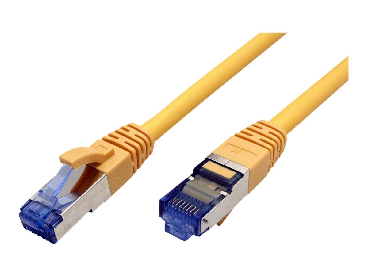VALUE Patchkabel Kat.6A (Class EA) S/FTP (PiMF), LSOH, gelb, 0,3 m (21.99.1934)