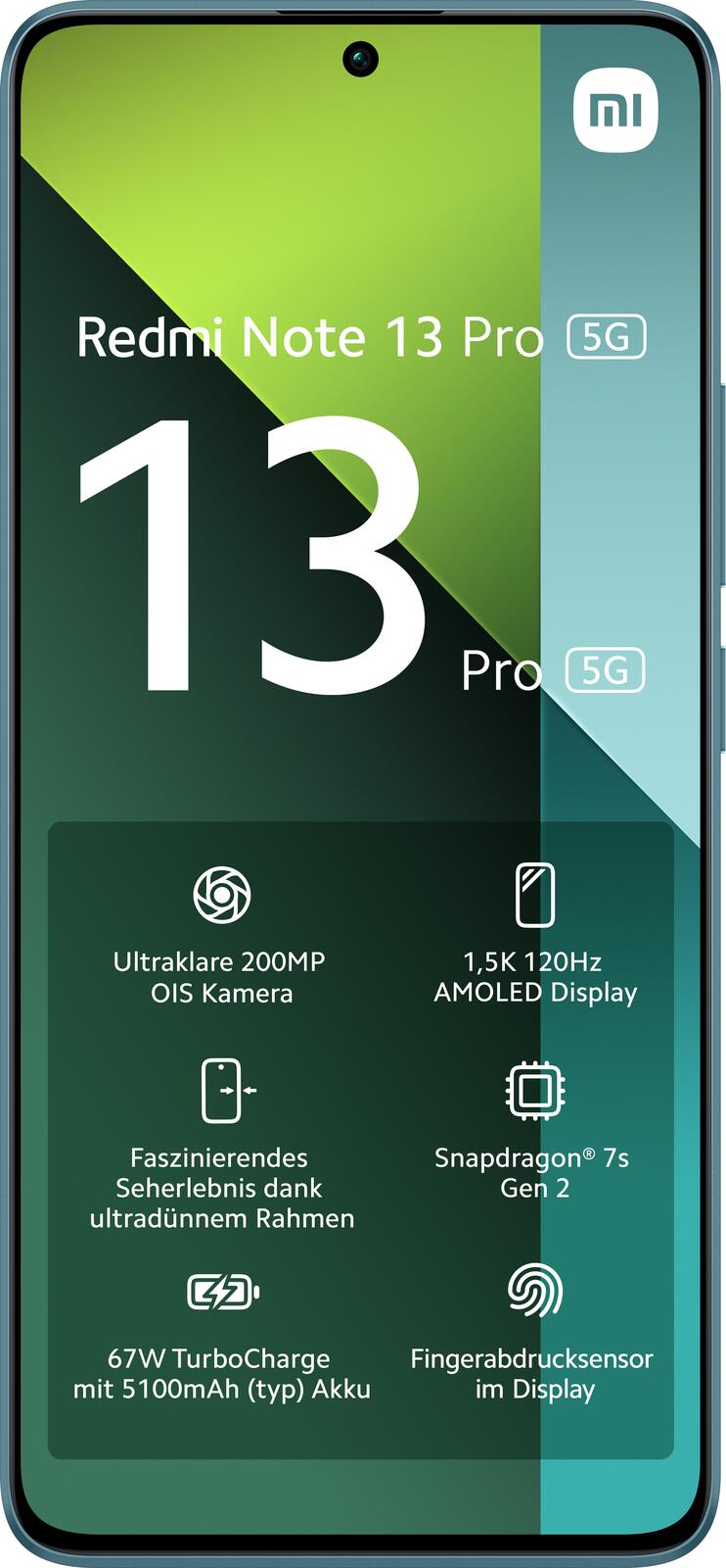 Xiaomi Redmi Note 13 Pro 5G 8/256GB, Blau
