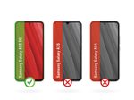 DISPLEX Panzerglas (10H) + Schutzhülle für Samsung Galaxy A55 5G