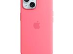 Apple iPhone 15 Silikon Case mit MagSafe - Pink