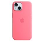 Apple iPhone 15 Silikon Case mit MagSafe - Pink