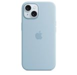 Apple iPhone 15 Silikon Case mit MagSafe - Hellblau