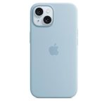 Apple iPhone 15 Silikon Case mit MagSafe - Hellblau