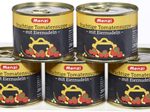 Menzi fruchtige Tomatensuppe mit Eiernudeln