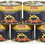 Menzi fruchtige Tomatensuppe mit Eiernudeln