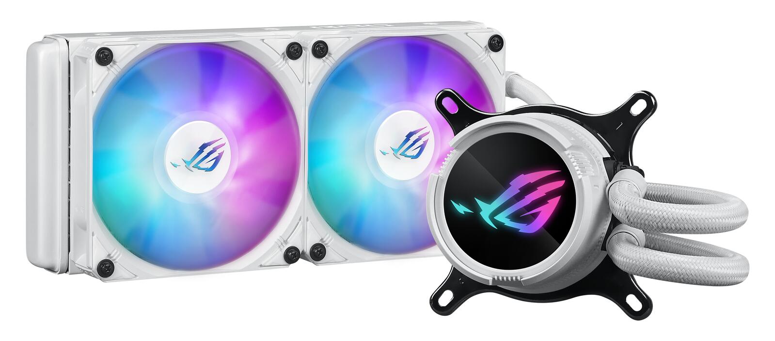 ASUS ROG STRIX LC III 240 ARGB White Edition All-in-One Flüssig-CPU-Wasserkühlung weiß