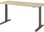 HAMMERBACHER elektrisch höhenverstellbarer Schreibtisch VXMKA19/E/G eiche